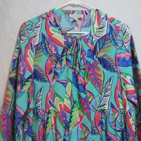 Escape by Habitat Crewneck Seaside Dress Resortwear Vacation Size Small - Picture 2 of 9